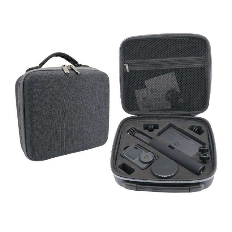 For DJI Osmo Action 5 Pro / 4 / 3 Action Camera Storage Bag(Dark Gray)