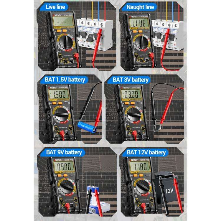 ANENG SZ818 Pro  Rechargeable Digital Multimeter with NCV Detection Voltage Tester for AC/DC Curr...
