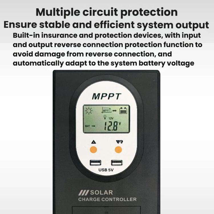 SKA-20A MPPT Solar Controller With Automatic 12V/24V Recognition
