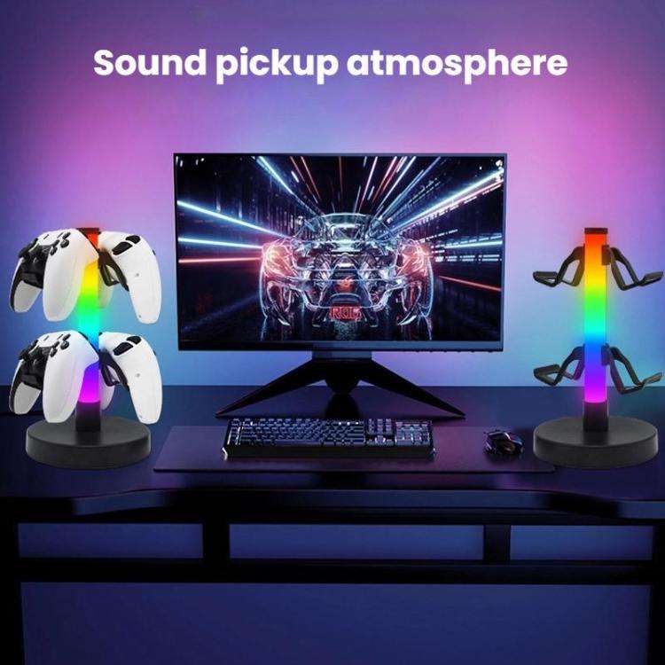 KBB-81 RGB Gaming Controller Headphone Stand Ambient Light Stand, Style: Wired Control