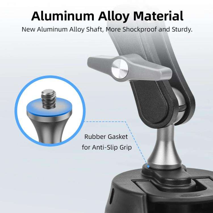 Flymile Universal Car Suction Cup Mount for Action Cameras 360-degree Rotatable, Washable and Reu...