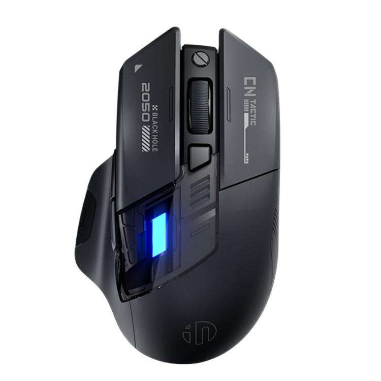 Inphic Bluetooth Wireless Mouse Office & Gaming LED Charging Mice, Spec: Tri-Mode Black