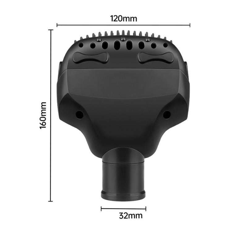 Universal Pet Brush Suction Head for Midea and Philips Vacuum Cleaners, 32mm Inner Diameter Attac...