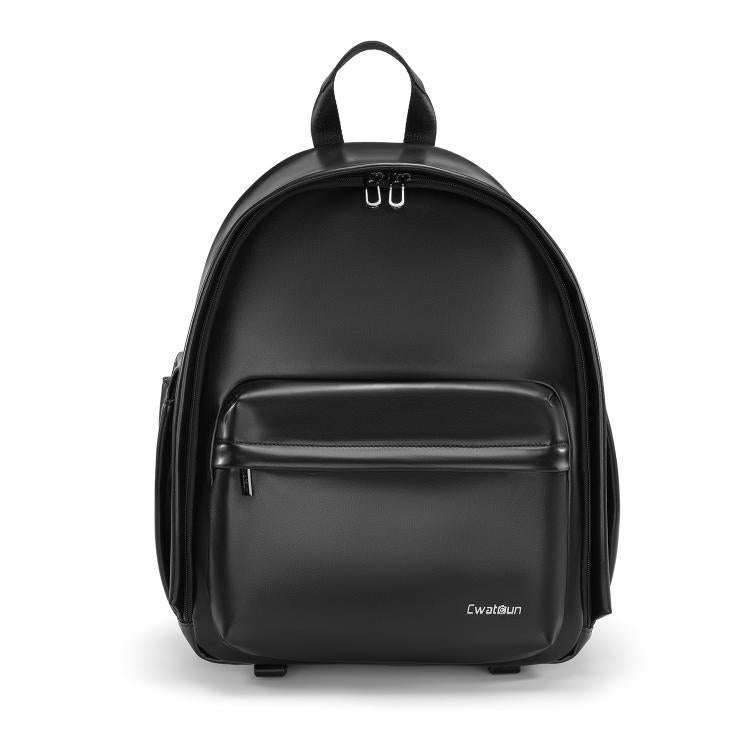 Cwatcun D125 Medium Shoulder Camera Bag Waterproof Casual Photography Backpack(Black)
