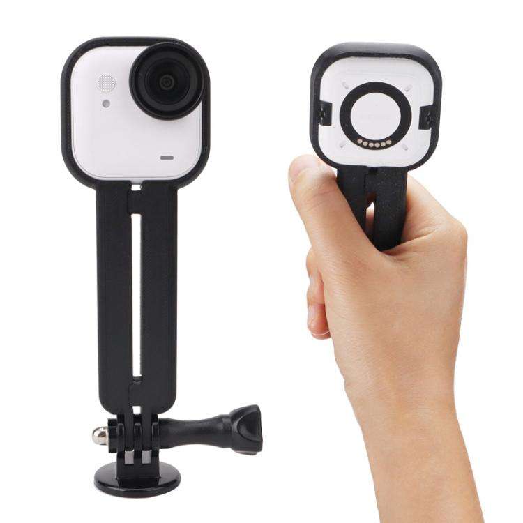For Insta360 GO Ultra Handheld Extension Grip Portable Shooting Support Bracket(Black)