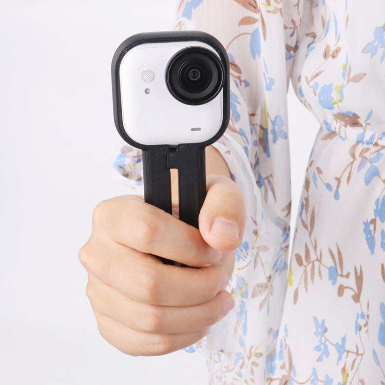 For Insta360 GO Ultra Handheld Extension Grip Portable Shooting Support Bracket(Black)