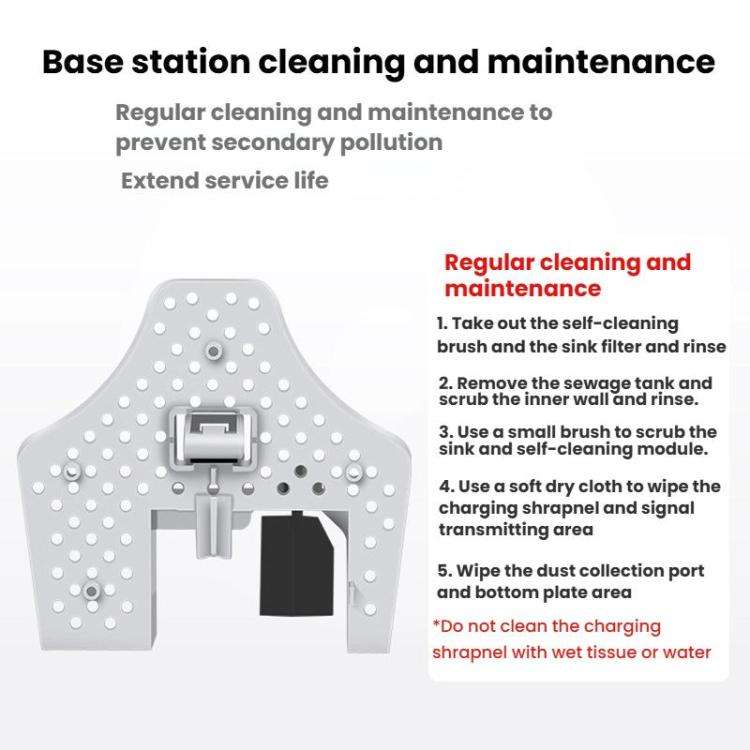 For Roborock P20 Pro / Qrevo Curv Robot Vacuum Cleaner Consumables Base Station Sink Strainer
