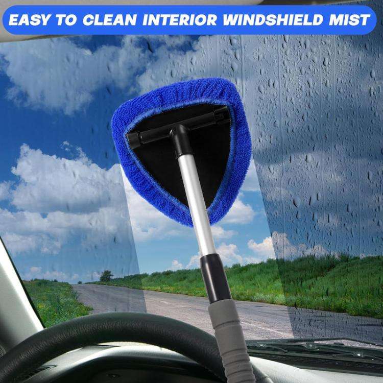6pcs Car Windshield Cleaning Brush Set Telescopic Window Brush Car Washing Supplies(Grey)