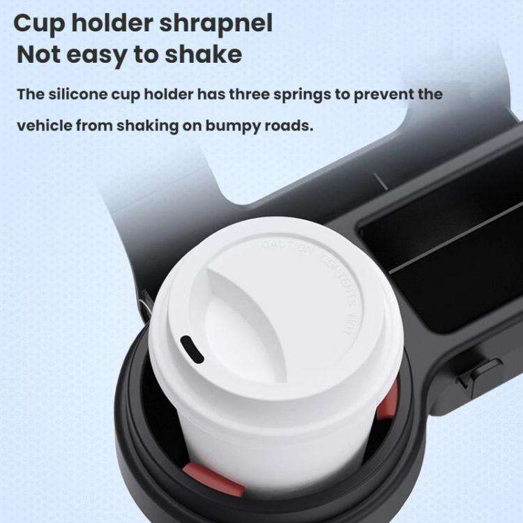 SHUNWEI Multifunctional Door Storage Cup Holder Mobile Phone Slot Storage Box(202x176x91mm)