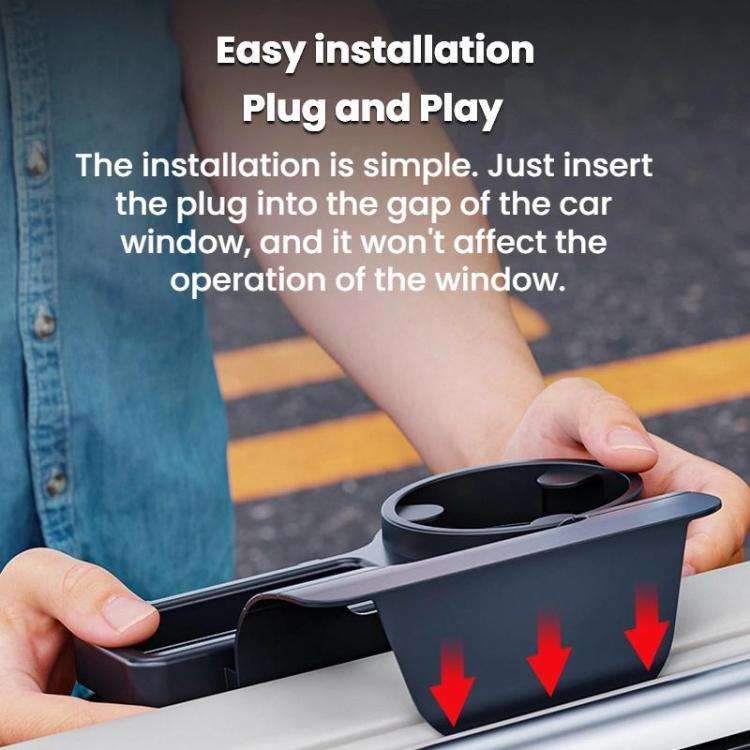 SHUNWEI Multifunctional Door Storage Cup Holder Mobile Phone Slot Storage Box(202x176x91mm)