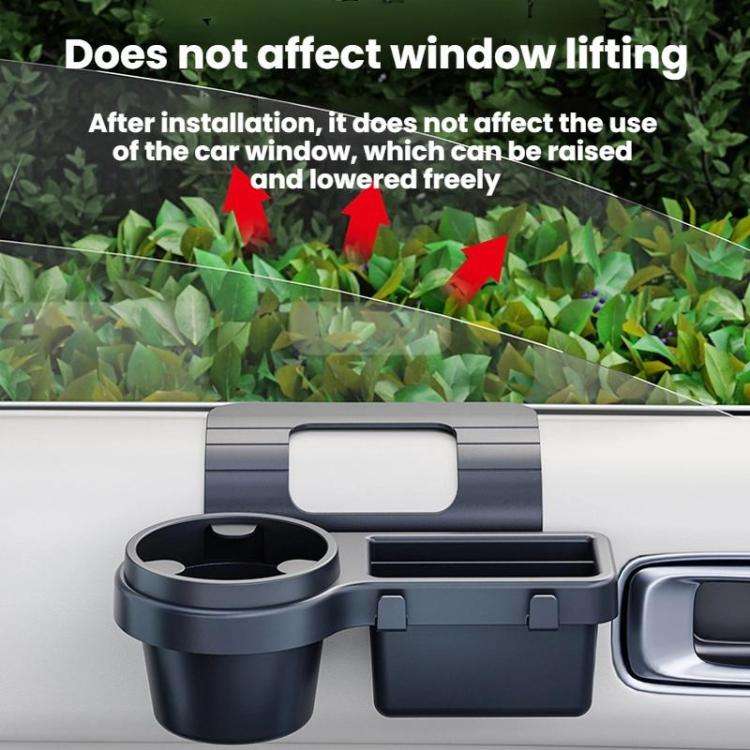 SHUNWEI Multifunctional Door Storage Cup Holder Mobile Phone Slot Storage Box(202x176x91mm)