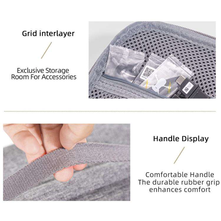 For DJI Mini 5 Pro Standard Edition Nylon Storage Bag Portable Handbag(Black)