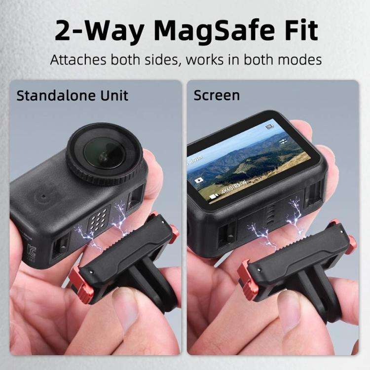 For DJI Osmo Nano Magnetic Quick-Release Base Two-Jaw Bracket, Version: Plastic