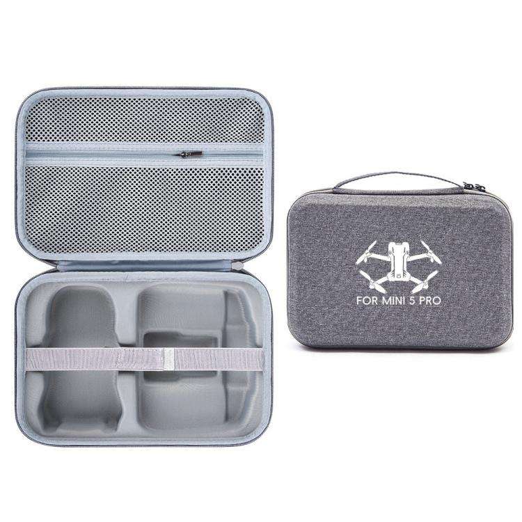 For DJI Mini 5 Pro & RC 2 Nylon Storage Bag Carrying Handbag(Gray)