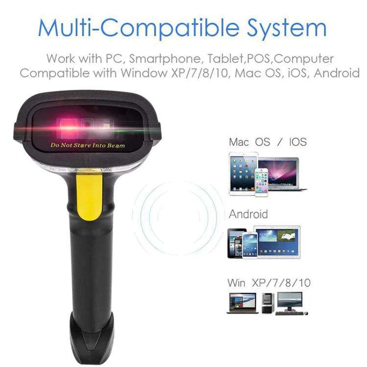 NETUM NT-1228BL  Wireless 1D/2D Bluetooth Barcode Scanner Handheld QR Code Reader
