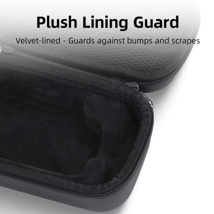 Flymile Carrying Case For DJI Osmo Action 5 Pro/4/3 Grip Cage Version Portable Handdbag(Black)