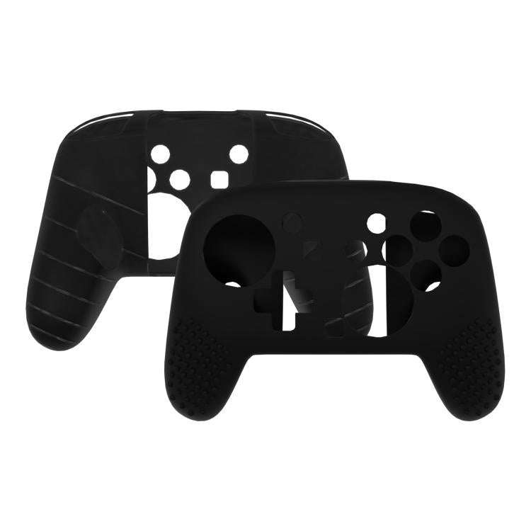For Switch 2 Pro Controller Soft-Touch Silicone Case with Skin-Friendly Grip(Black)