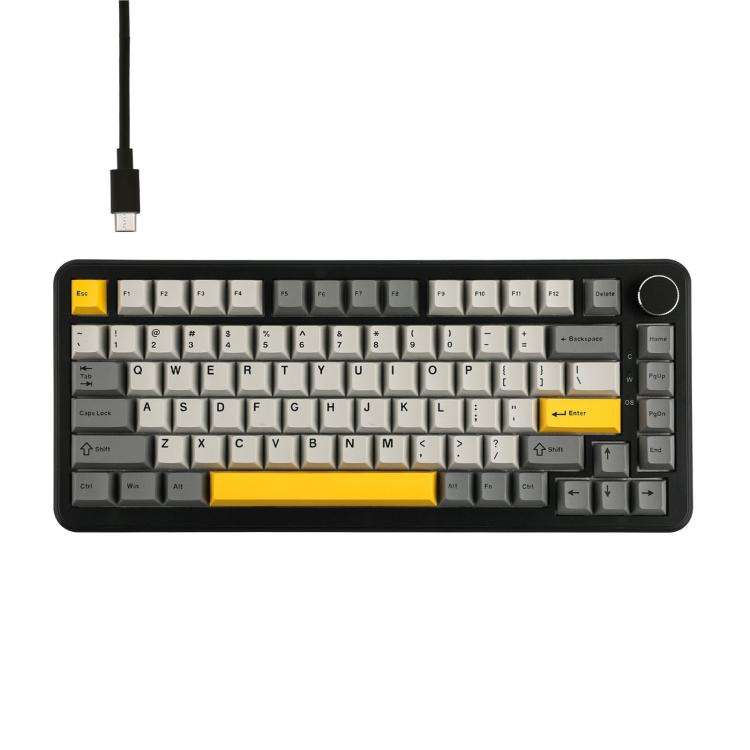 Ajazz AK820 MAX Hot-swappable Gasket 75 Mechanical Keyboard With RGB Light, Spec: Wired Magnetic ...