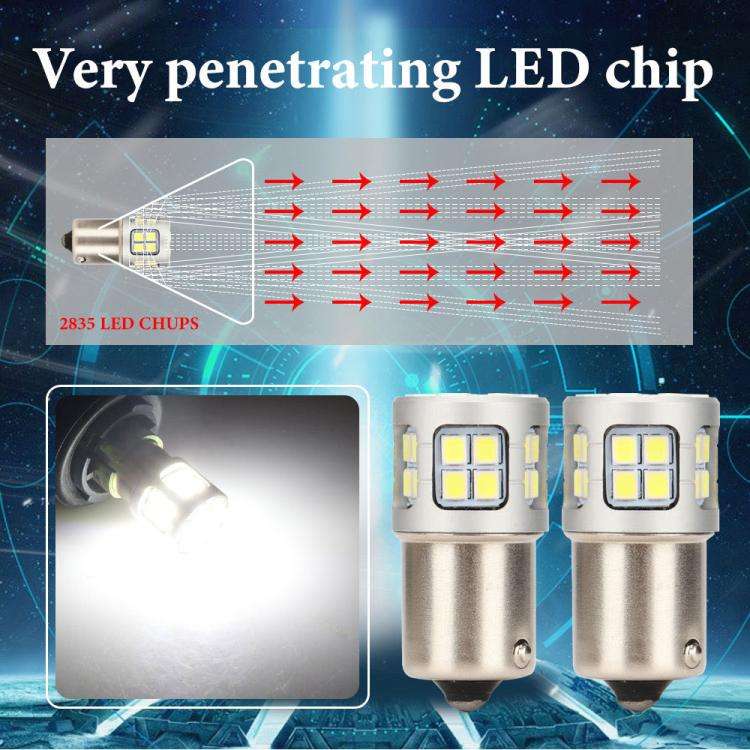 1pair Automotive 30-LED Wick 12V-80V Turn/Daytime Running/Taillight, Specification: 1156 Straight...