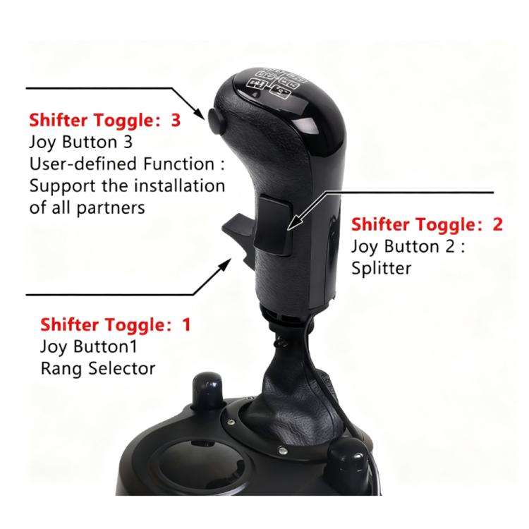 Racing Game Joystick Simulator Shifter For Logitech G29 / G27 / G25 / G923(No LOGO)