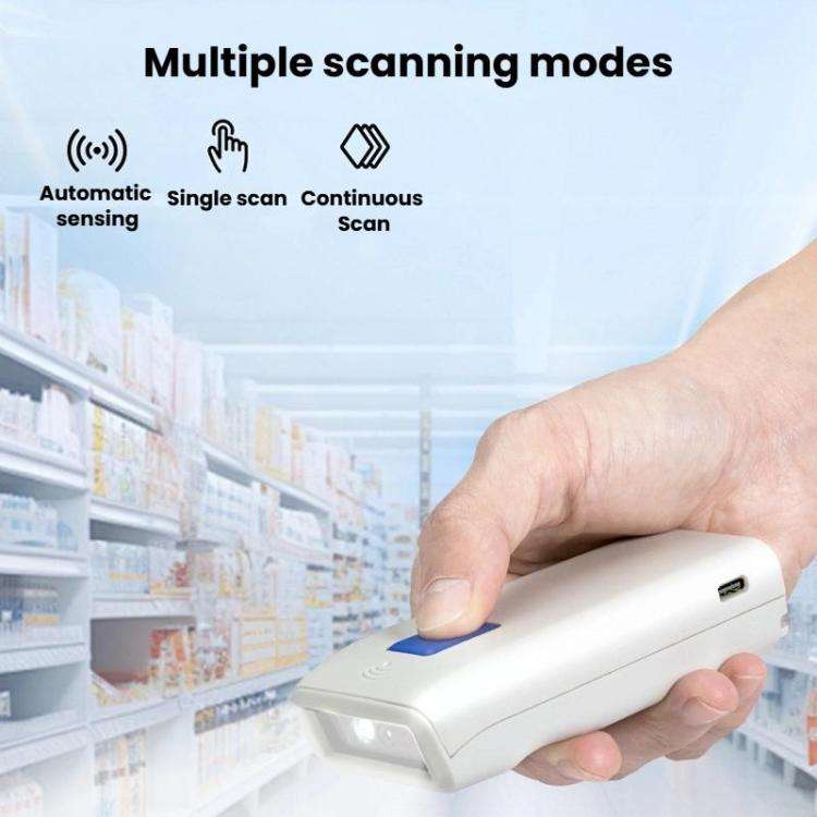 NETUM Wireless Portable Barcode Scanner Express Logistics QR Code Scanner, Spec: 2D