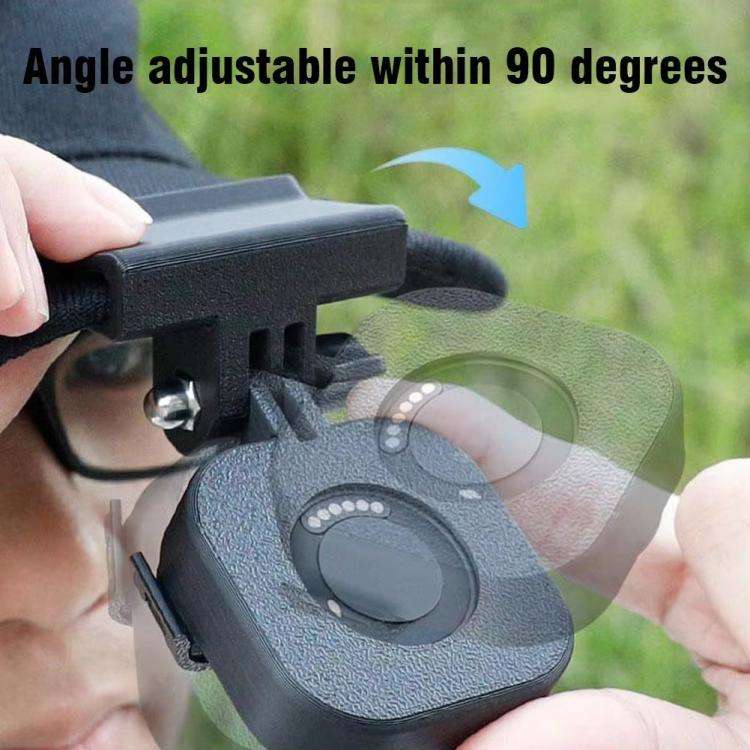 Hat Mount For Insta360 GO Ultra POV Cap Clip For Hands-Free First Person Shooting(Black)