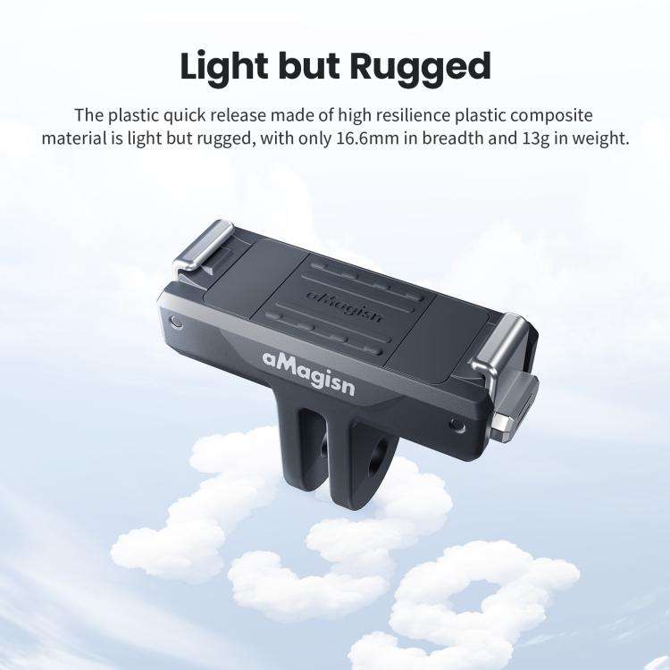aMagisn TN10 Bidirectional Magnetic Quick Release Mount For DJI Nano / Osmo 360 II / Osmo 360 / A...