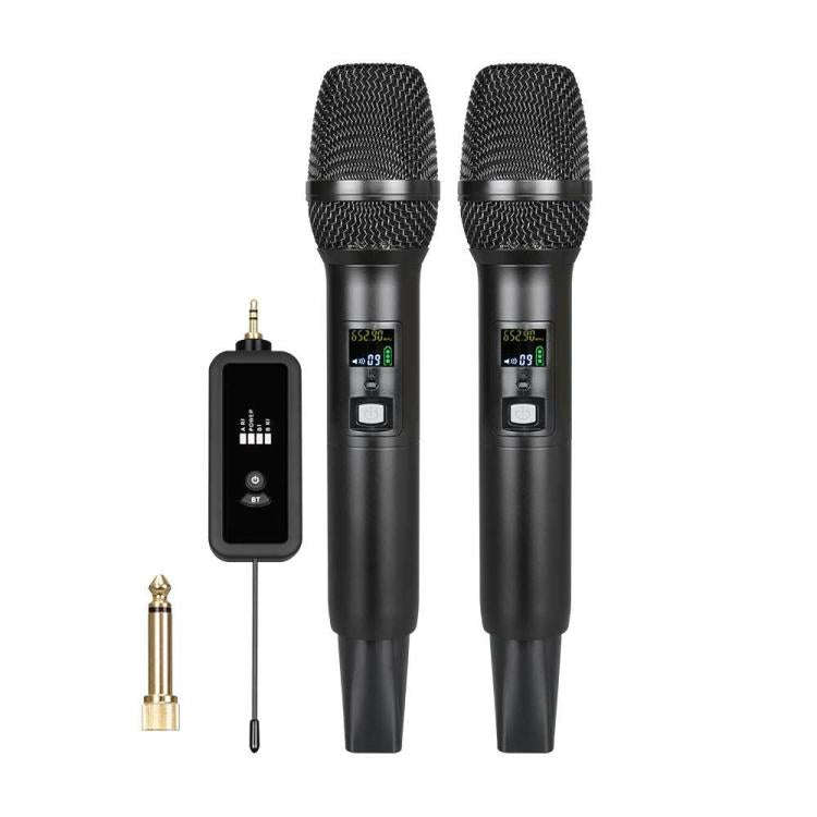 LS07+N33 1 Tow 2 Bluetooth Version Wireless Microphone Direct Broadcast Singing Handheld Microphone