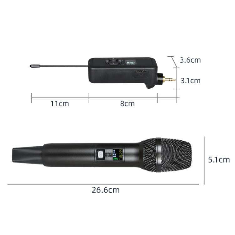 LS07+N33 1 Tow 2 Bluetooth Version Wireless Microphone Direct Broadcast Singing Handheld Microphone