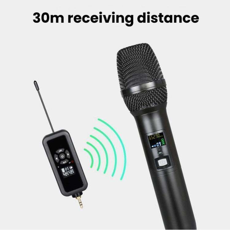 LS07+N33 1 Tow 2 Bluetooth Version Wireless Microphone Direct Broadcast Singing Handheld Microphone