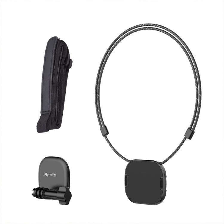 Flymile Neck-Mounted Magnetic Action Camera Bracket For DJI Osmo 360 / Pocket 3 / Action 5 Pro / ...