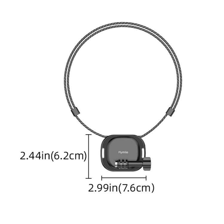 Flymile Neck-Mounted Magnetic Action Camera Bracket For DJI Osmo 360 / Pocket 3 / Action 5 Pro / ...