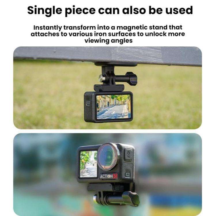 Flymile Neck-Mounted Magnetic Action Camera Bracket For DJI Osmo 360 / Pocket 3 / Action 5 Pro / ...