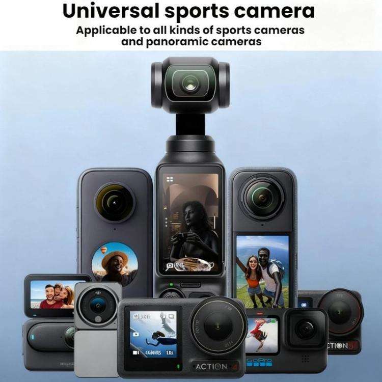 Flymile Neck-Mounted Magnetic Action Camera Bracket For DJI Osmo 360 / Pocket 3 / Action 5 Pro / ...