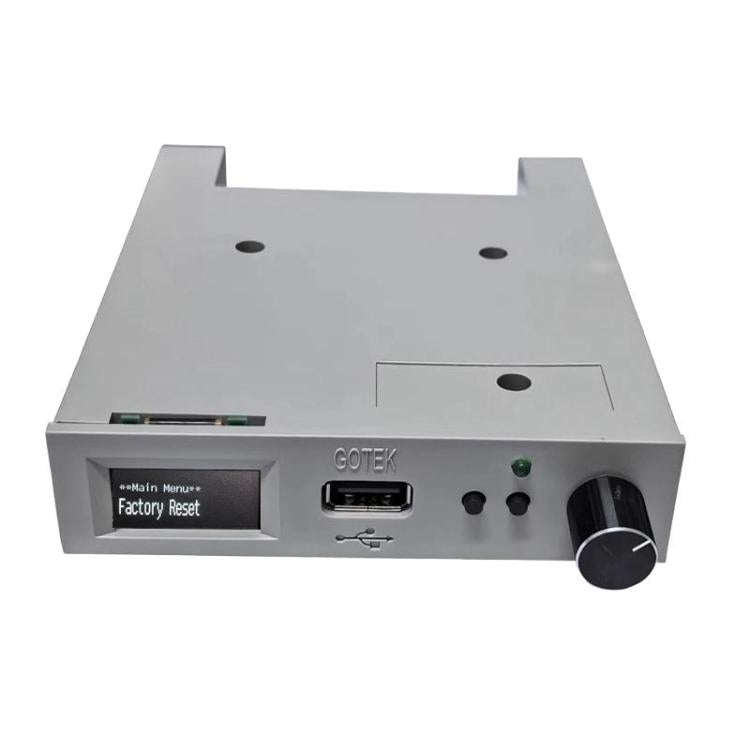 SFR1M44-U100LQD-435 Computer Emulated Floppy Drive With Cache Format-Free(Grey)
