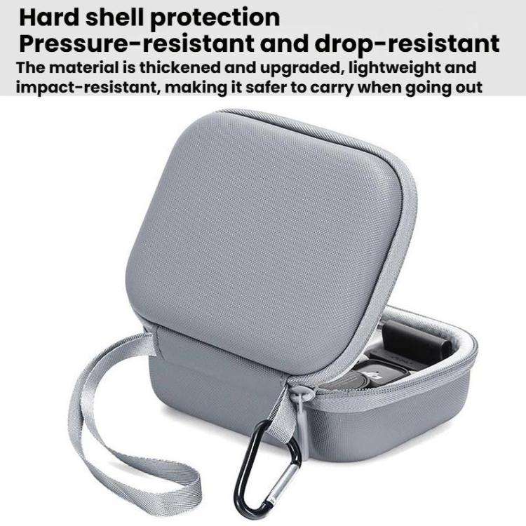 For DJI OSMO Nano RCSTQ Storage Bag Portable Hard Shell Waterproof Protective Case(Gray)
