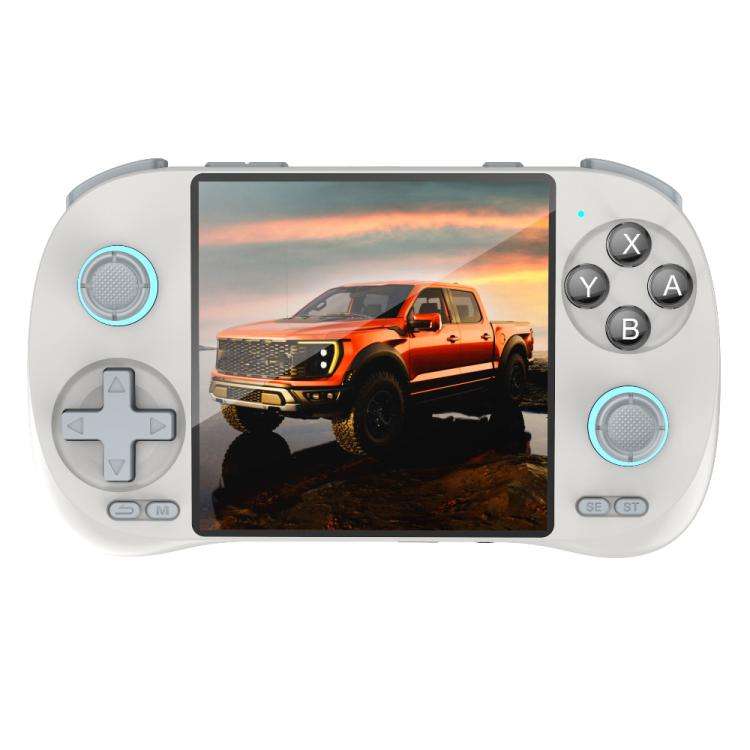 D40Max 4-Inch HD Open-Source Gaming Console With WiFi  Android 10 OS, GE8300 CPU 16G+64G(White)