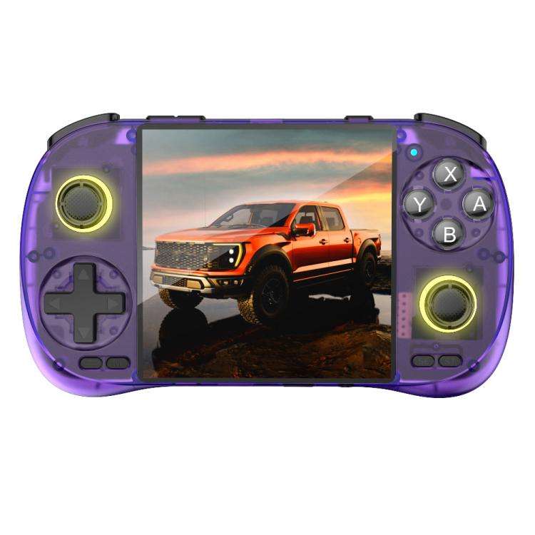 D40Max 4-Inch HD Open-Source Gaming Console With WiFi  Android 10 OS, GE8300 CPU 16G+64G(Purple)
