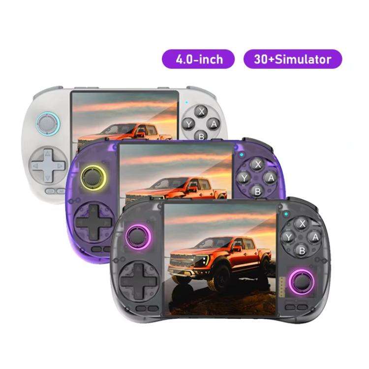 D40Max 4-Inch HD Open-Source Gaming Console With WiFi  Android 10 OS, GE8300 CPU 16G+256G(Black)