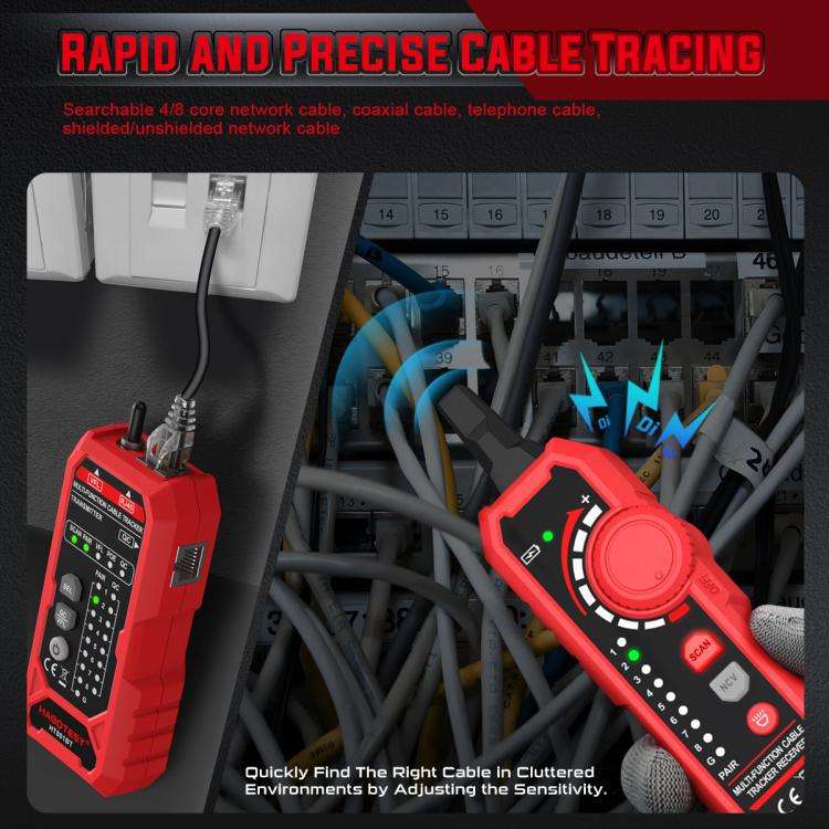 HABOTEST Multi-Function Network Cable Finder Tester(HT801B)
