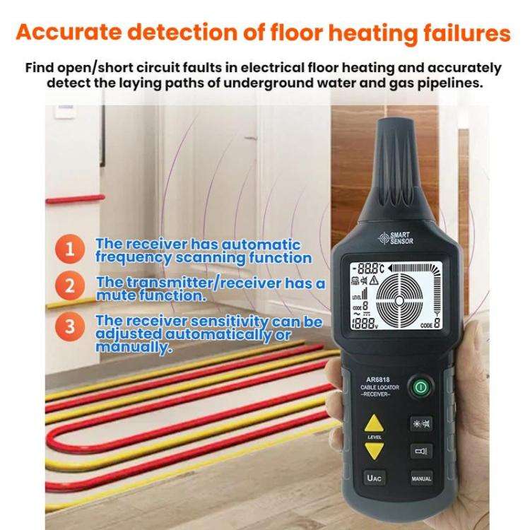 SMART SENSOR Pipeline Hidden Wire Fault Detection Underground Cable Detector