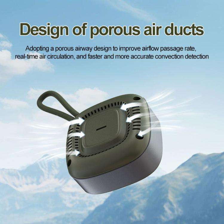 K5A 3 In1 Carbon Monoxide Temperature Humidity Detector Outdoor Portable CO Detection Alarm