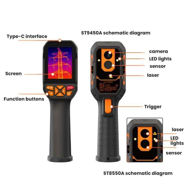 SMART SENSOR Industrial Intelligent Floor Heating Infrared Thermal Imaging Detector(ST9450A)