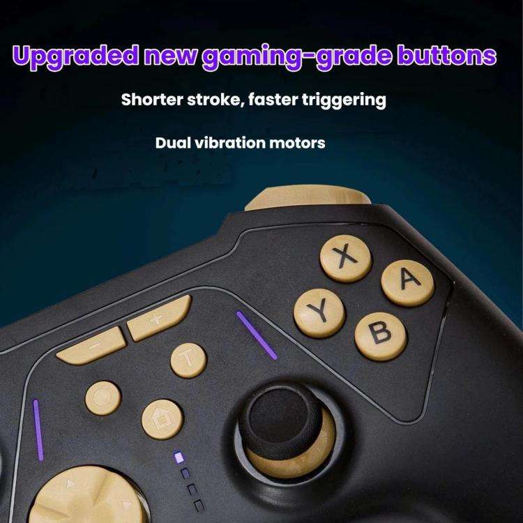 S201 Bluetooth Gaming Controller - Hall Effect Triggers, Dual Back Buttons For Macros, Compatible...