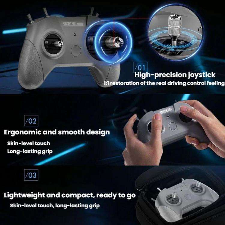 STARTRC S8 Pro FPV Flight Simulator Handle Drone Airplane Remote Control(Gray Right Hand Throttle)