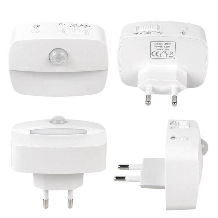 Smart Motion Sensor Night Light 3 Color Temperatures Plug-in Light for Bedroom, Hallway, Stairs U...