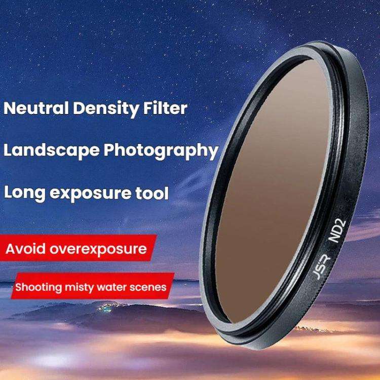 JSR ND32 40.5mm Micro SLR Camera Light Reduction Filter Medium Gray Density Lens