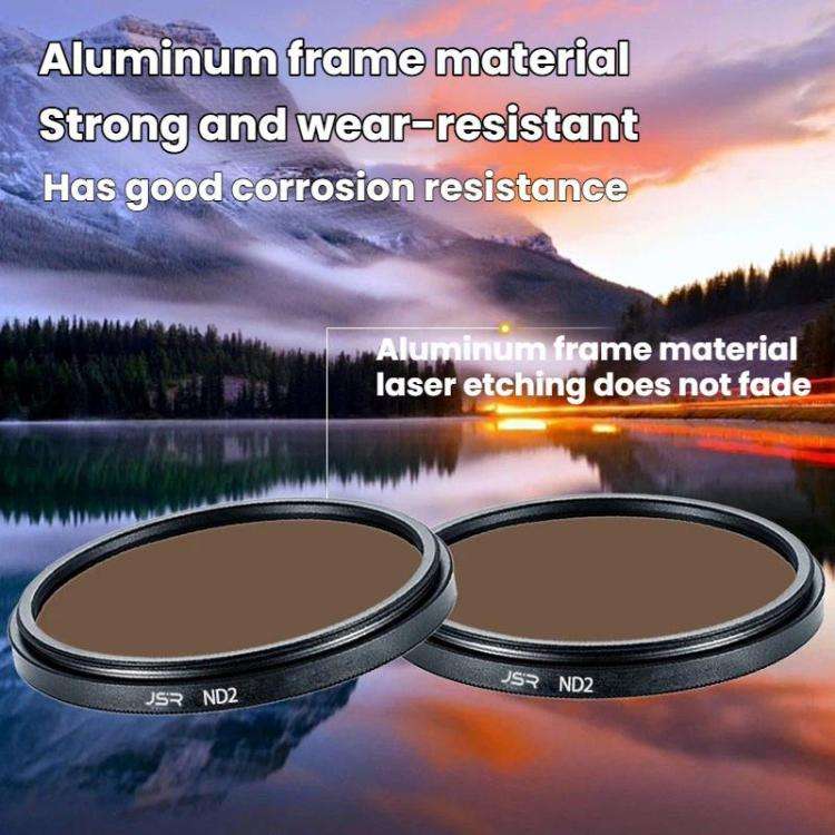 JSR ND32 37mm Micro SLR Camera Light Reduction Filter Medium Gray Density Lens