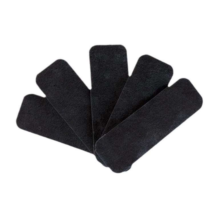 5pcs Electric Fan Blade Activated Carbon Air Filter Cotton With Adhesive, Size: 25cm x 9cm x 5mm