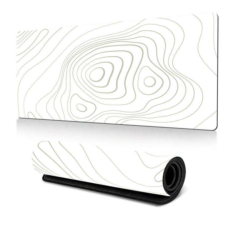 Abstract Line Texture Mouse Pad Non-Slip Desk Mat For Office, Gaming, Size: 300x600x2mm(No. 36)